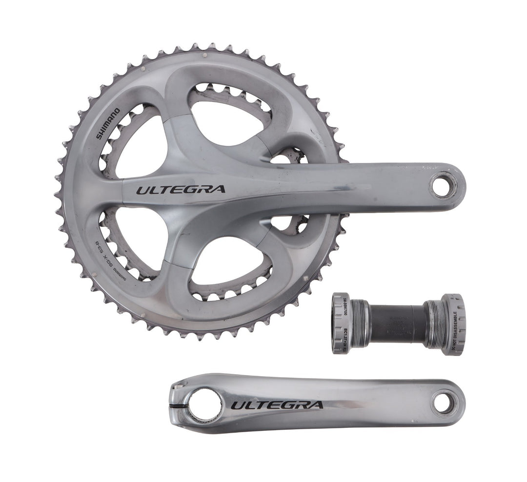 Shimano Ultegra FC-6700 2 x 10 Speed Road Bike Crankset 170mm 53/39T w/ BB CX