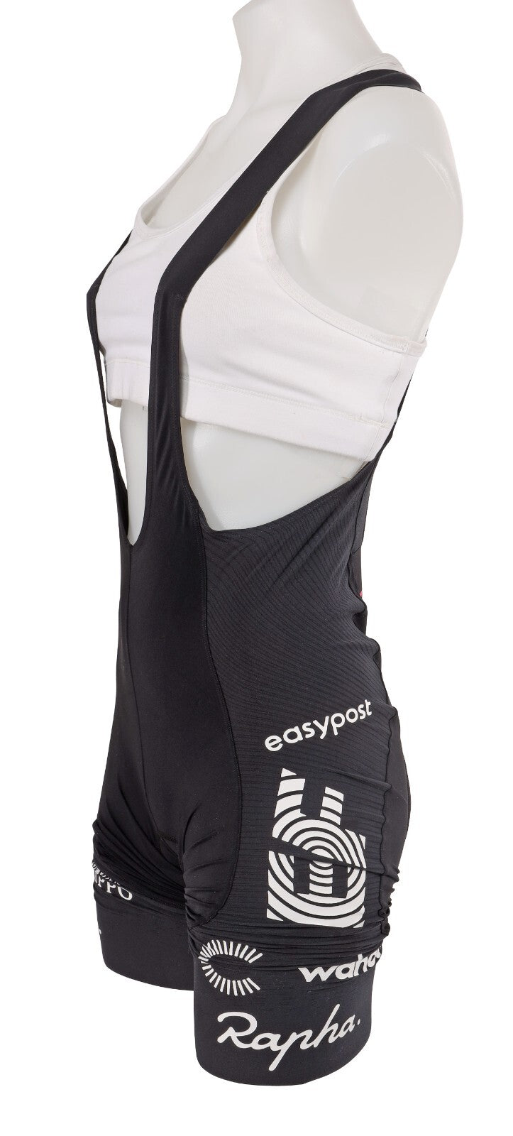 Rapha EF Cannondale Pro Team Powerweave Bib Shorts Women SMALL Black Cycling