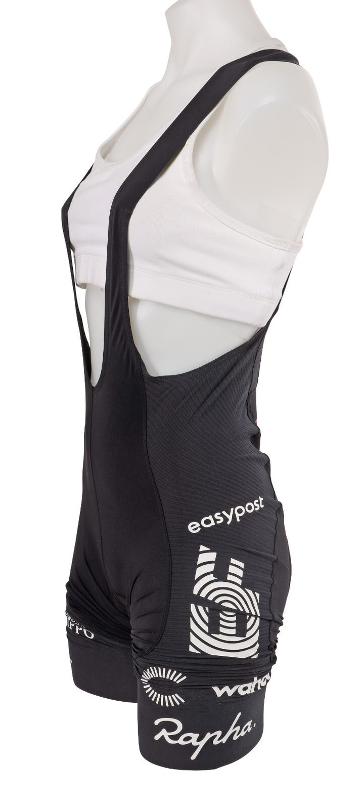 Rapha EF Cannondale Pro Team Powerweave Bib Shorts Women SMALL Black Cycling