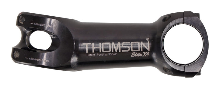 Thomson Elite X4 Alloy Road Bike Stem 31.8 x 110mm 10° BLACK 4-Bolt SM-E140
