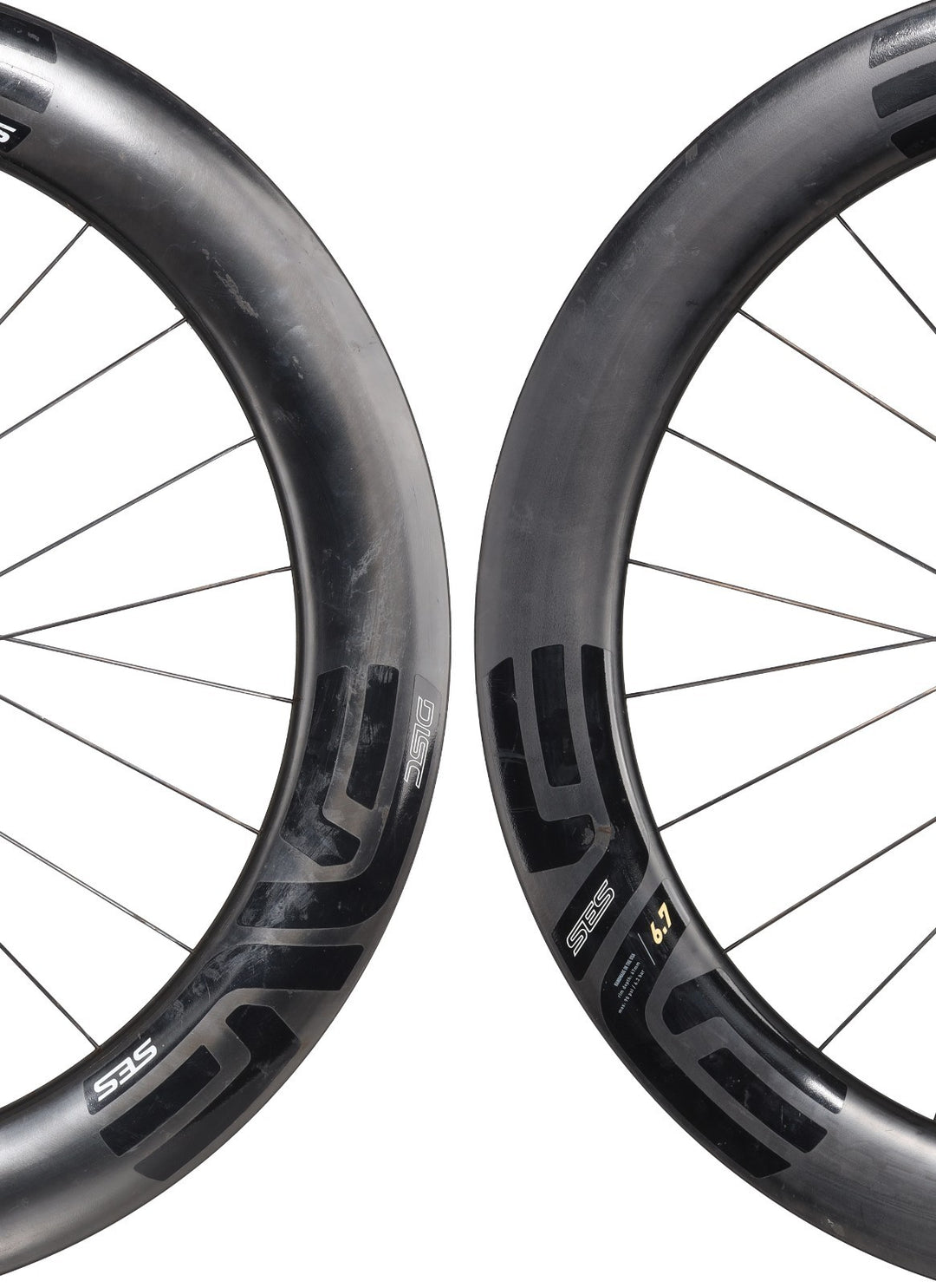 ENVE SES 6.7 Carbon Tubeless Disc Road Bike Wheelset 11s Shimano 700c INNERDRIVE