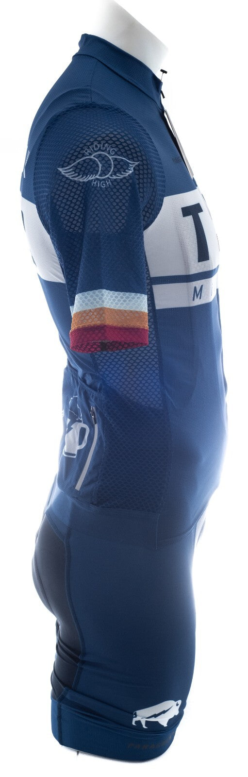 Panache TSCC Mile High Short Sleeve Pro Air 2 Svelt Bib Kit Men SIZES Blue Road