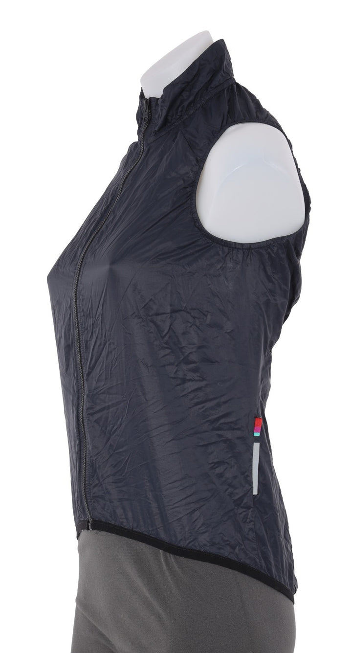 Velocio Ultralight Cycling Vest Women SMALL Dark Blue Road Bike Gravel Race Mtn