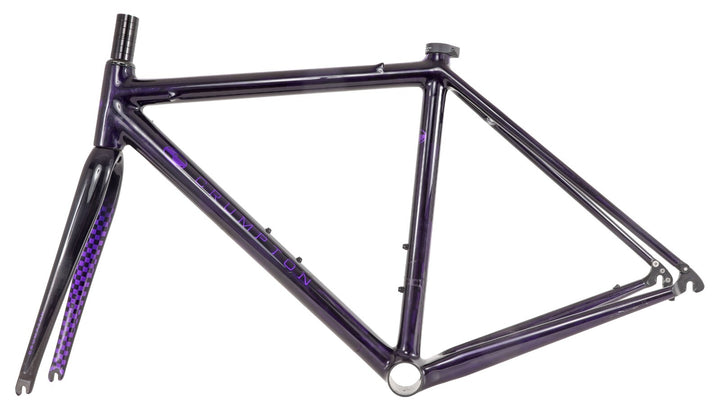 Crumpton Carbon Road Bike Frameset 49cm Custom Purple Rim Brake QR Race Di2 2015