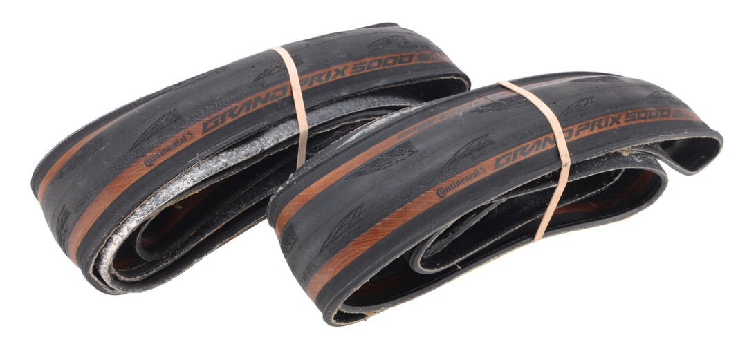 Continental Grand Prix 5000 S TR Road Bike Tires PAIR 700 x 28c Tubeless Brown