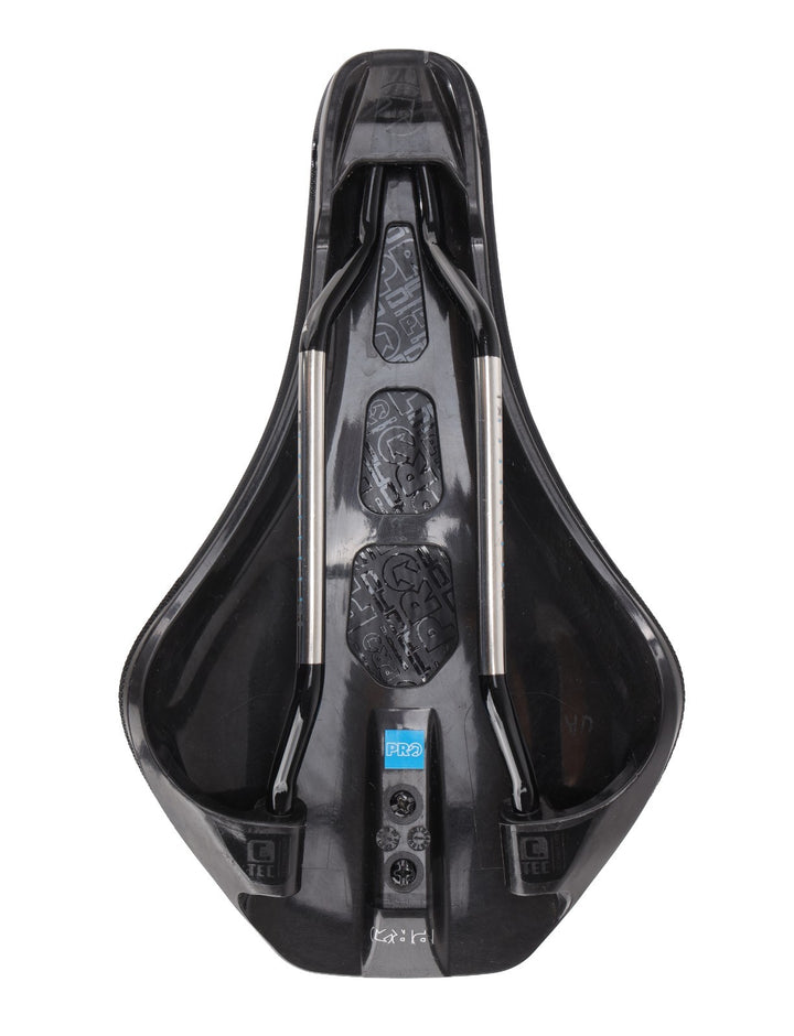 PRO Stealth Off Road Carbon Mountain Bike Saddle 142mm 7 x 7mm INOX Rail Black