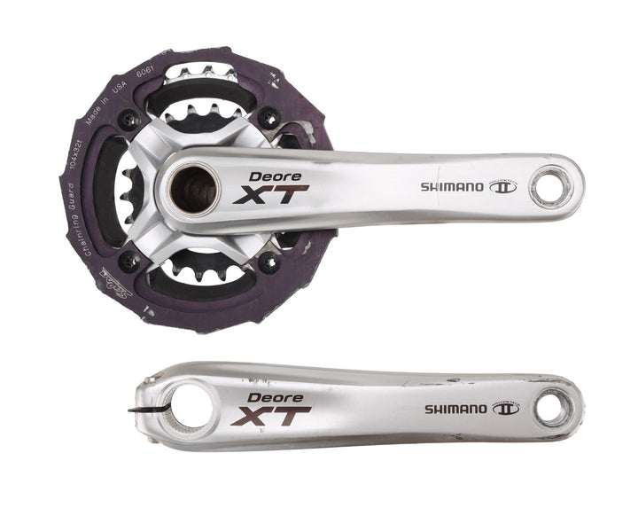 Shimano Deore XT FC-M770 3 x 9 Speed Mountain Bike Crankset 175mm 32/22T w/Guard
