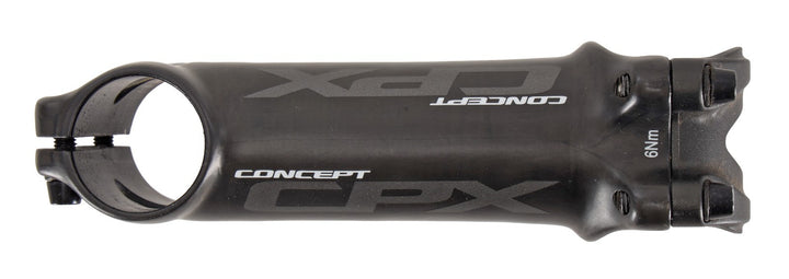 Concept CPX Carbon Road Bike Stem 31.8 x 110mm 6° BLACK Gravel Cycling