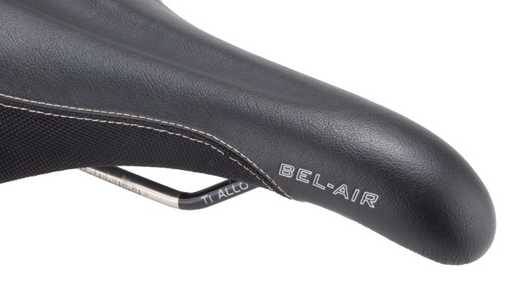 SDG Bel-Air RL Cycling Saddle 140mm BLACK 7 x 7 Ti Alloy Rail Mountain Bike Road