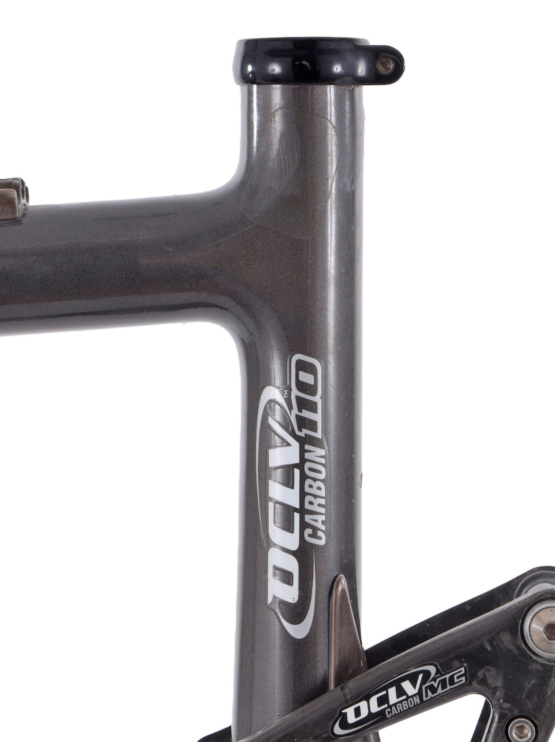 Trek Top Fuel Team Issue 110 OCLV Carbon Mtn Bike Frameset 26" LARGE Silver 2005