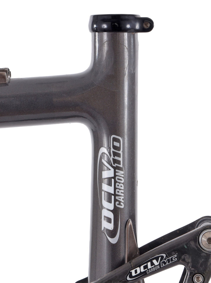 Trek Top Fuel Team Issue 110 OCLV Carbon Mtn Bike Frameset 26" LARGE Silver 2005