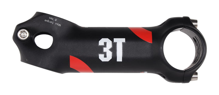 3T ARX II TEAM Alloy Road Bike Stem 31.8 x 100mm BLACK 17º 1 1/8" Ti Bolts 17/73