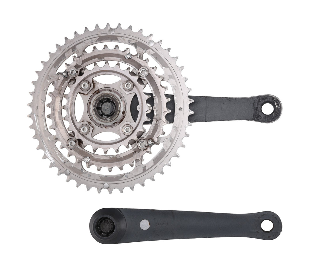 Shimano XTR FC-M950 3 x 9 Spd Mountain Bike Crankset 175mm 46/34/24T Vintage MTB