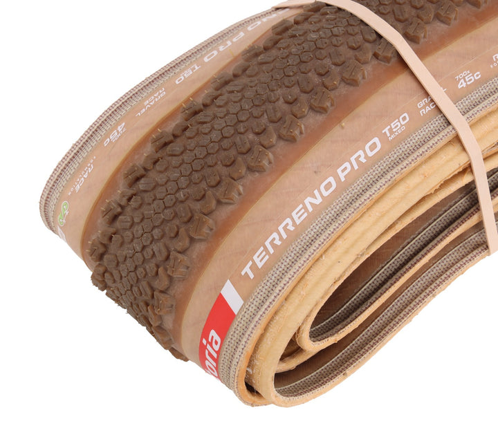 Vittoria Terreno Pro T30 Fine Loose TR Gravel Bike Tires 1 PAIR 700x 45c NATURAL
