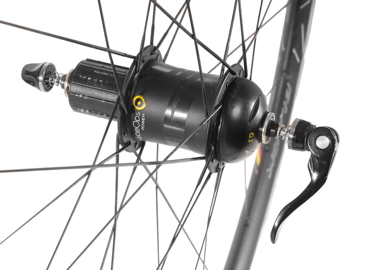HED Belgium Black Alloy Clincher Road Bike Wheelset 11s 700c DT 240s Rim QR Race