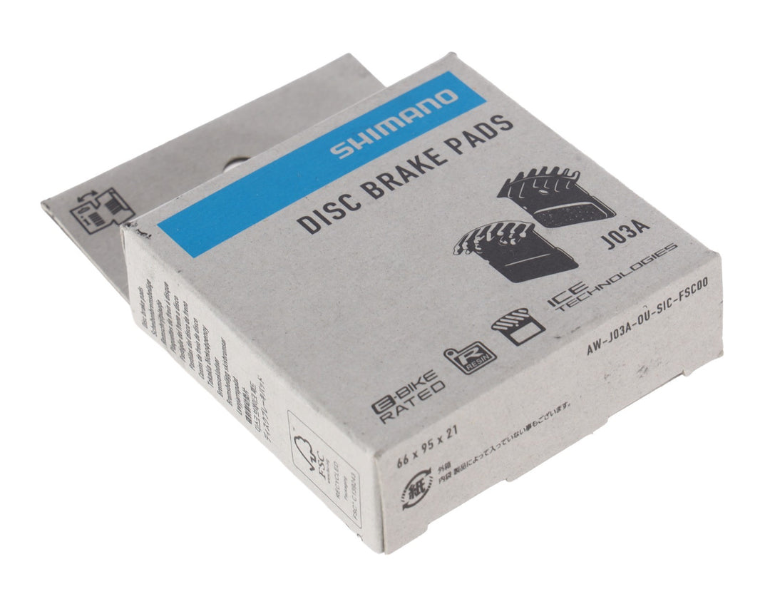 Shimano J03A Resin Fin Disc Brake Pads M9000 M9020 M8000 M785 Gravel Bike Road