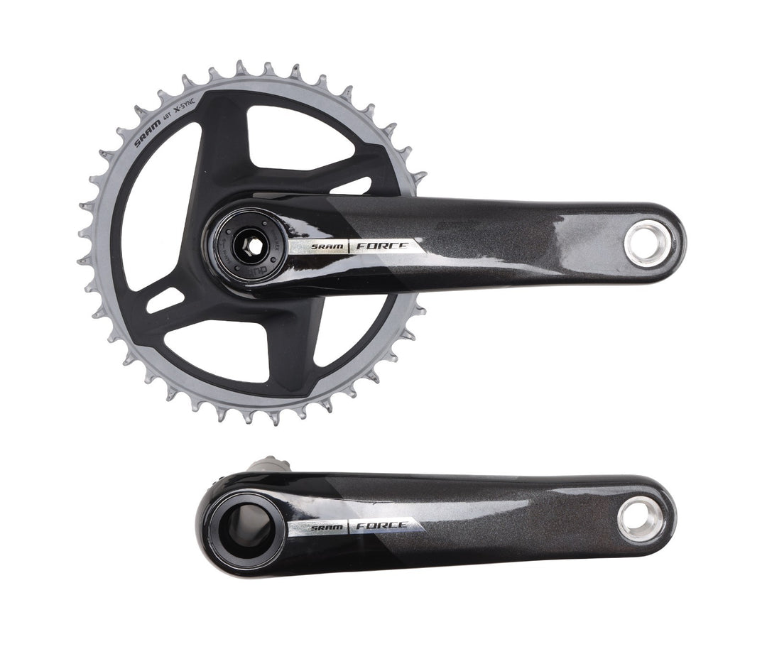SRAM Force DUB Wide AXS D2 1 x 12 Speed Carbon Gravel Bike Crankset 172.5mm 40T
