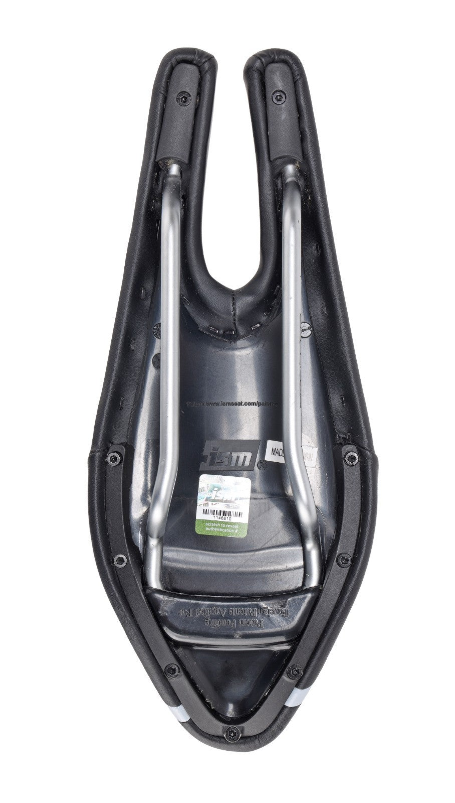 ISM PN 1.1 Triathlon Bike Saddle 110mm 7 x 7mm Stainless Steel Split Nose TT