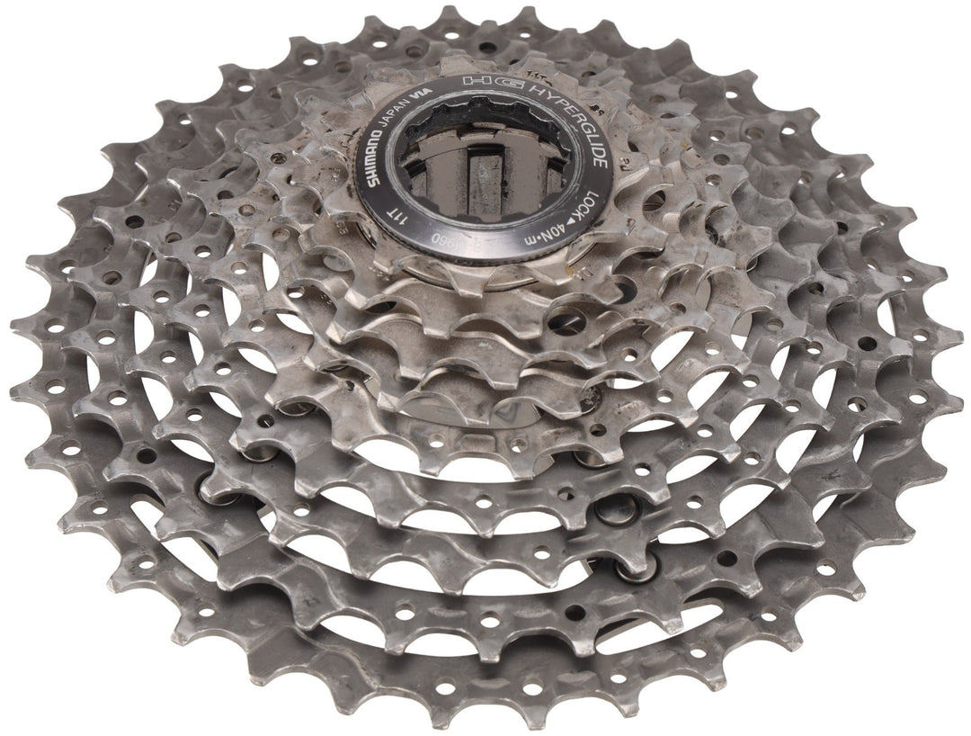 Shimano XTR CS-M960 9 Speed Mountain Bike Cassette 11-34T Titanium Vintage MTB