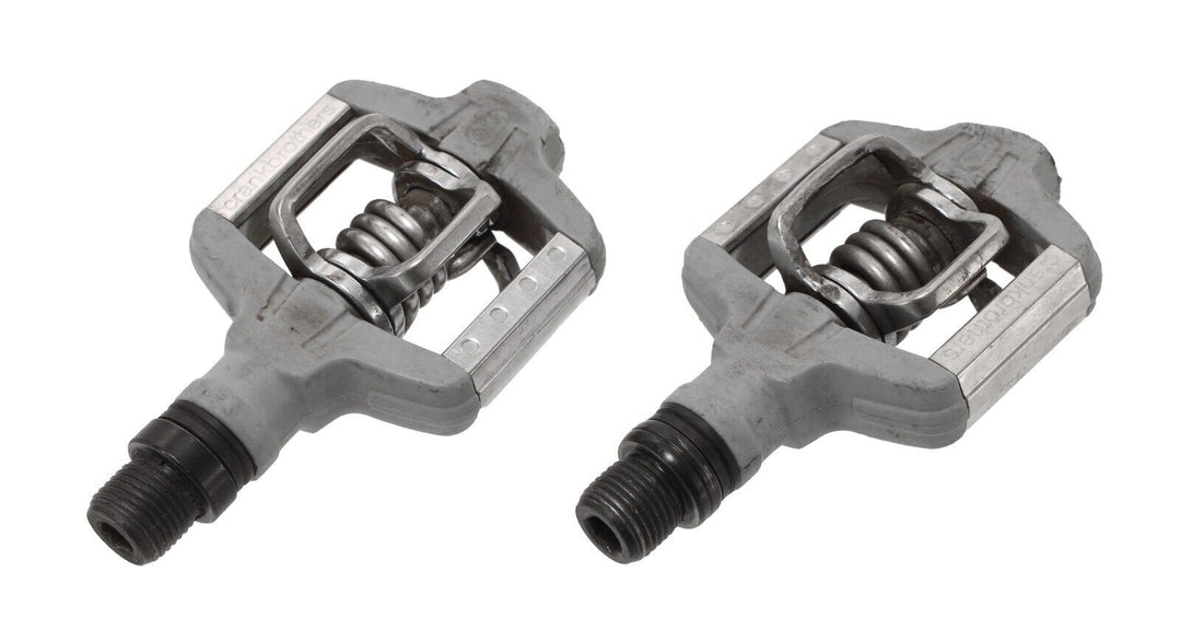 Crankbrothers Candy C Clipless Mountain Bike Pedals CrMo 9/16" Grey 2 Bolt Gravl