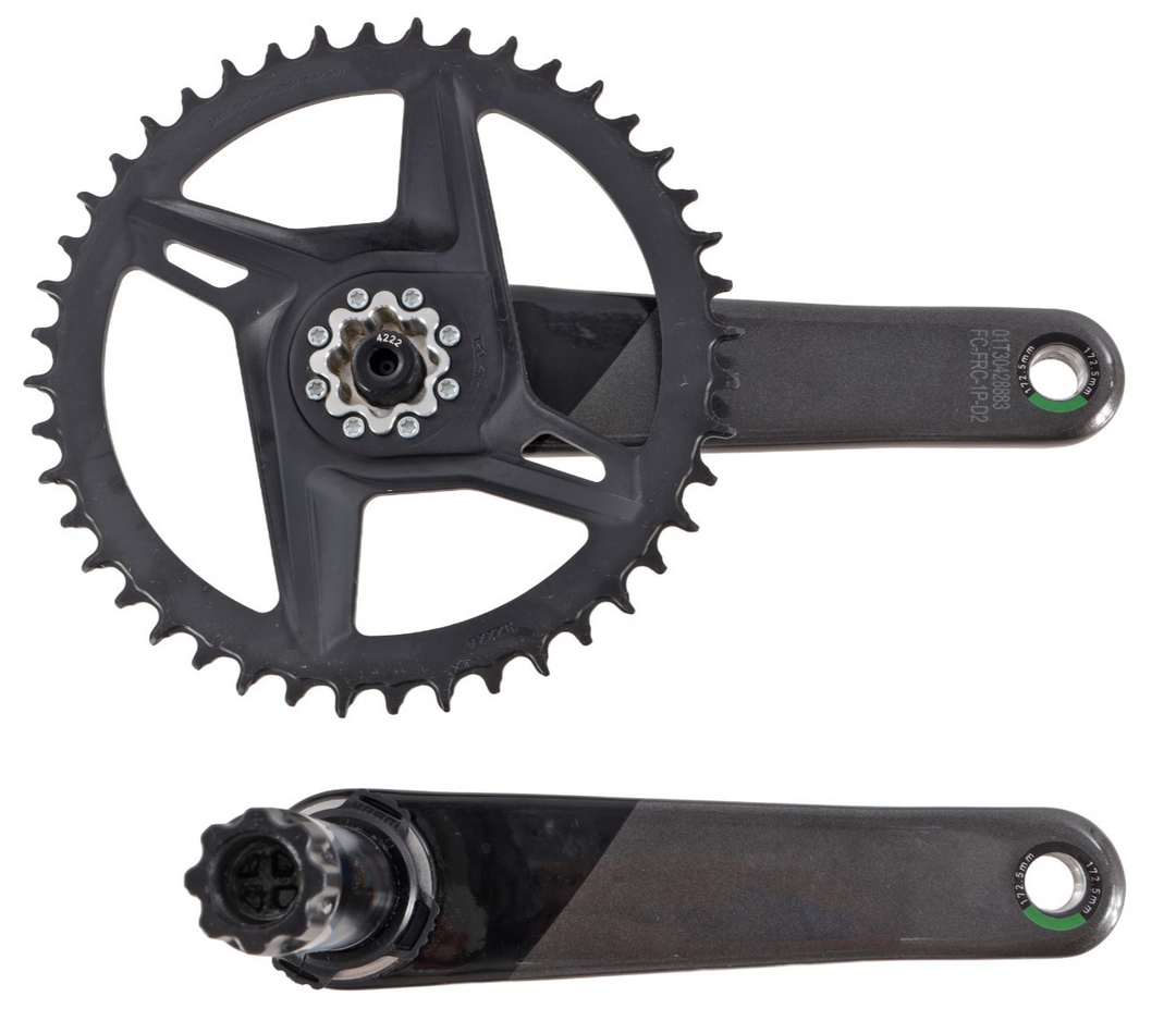 SRAM Force 1 AXS D2 DUB 1x 12s 44T Carbon Gravel Power Meter Crankset 172.5mm CX