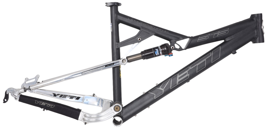 Yeti 575 AS-R Long Travel Alloy Mountain Bike Frameset 26" MEDIUM Black Fox 2007