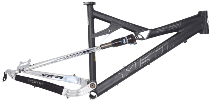 Yeti 575 AS-R Long Travel Alloy Mountain Bike Frameset 26" MEDIUM Black Fox 2007
