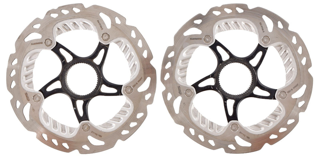 Shimano XTR SM-RT99-S Mountain Bike Disc Brake Rotors 160mm PAIR Center Lock XC