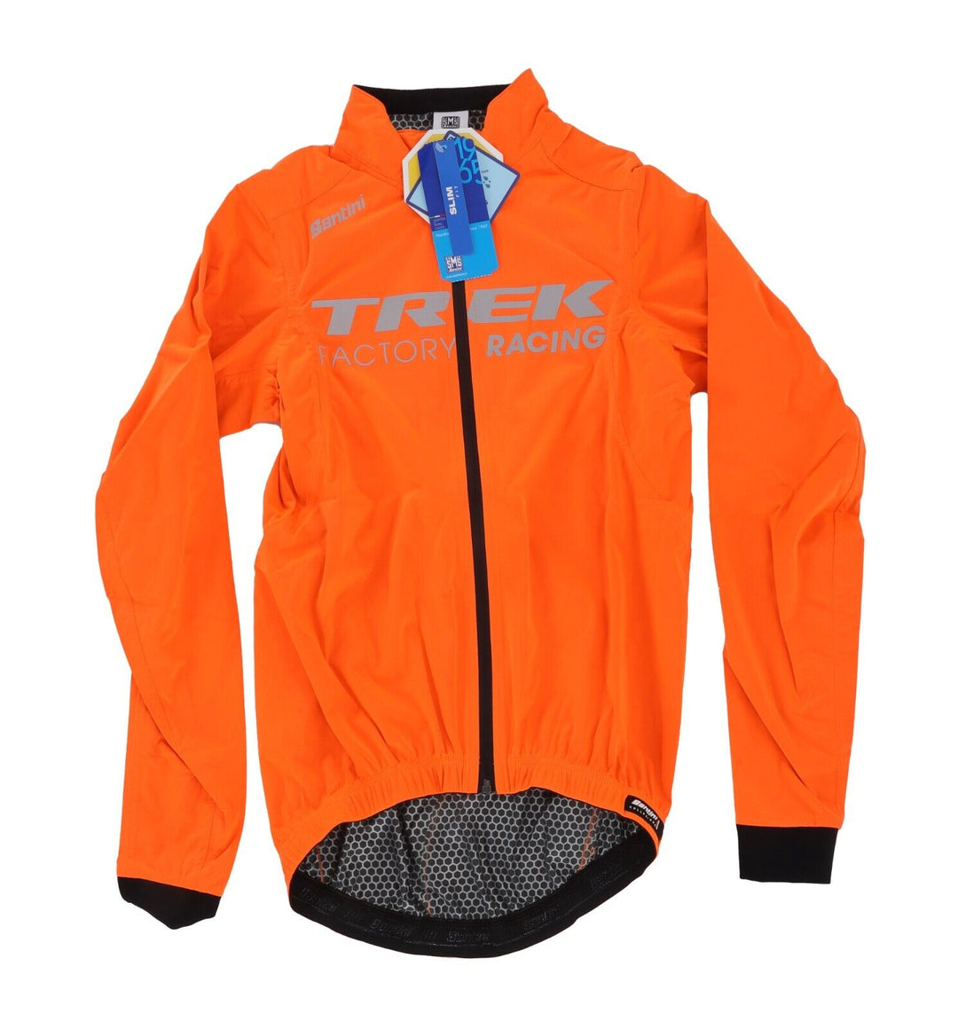 Santini Trek Factory Racing Team Issue Cycling Rain Wind Vest + Jacket XS Hi Viz