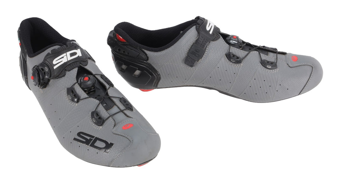 Sidi Wire 2 Carbon Road Bike Shoes EU 45.5 US Men 10.8 Gray 3-Bolt