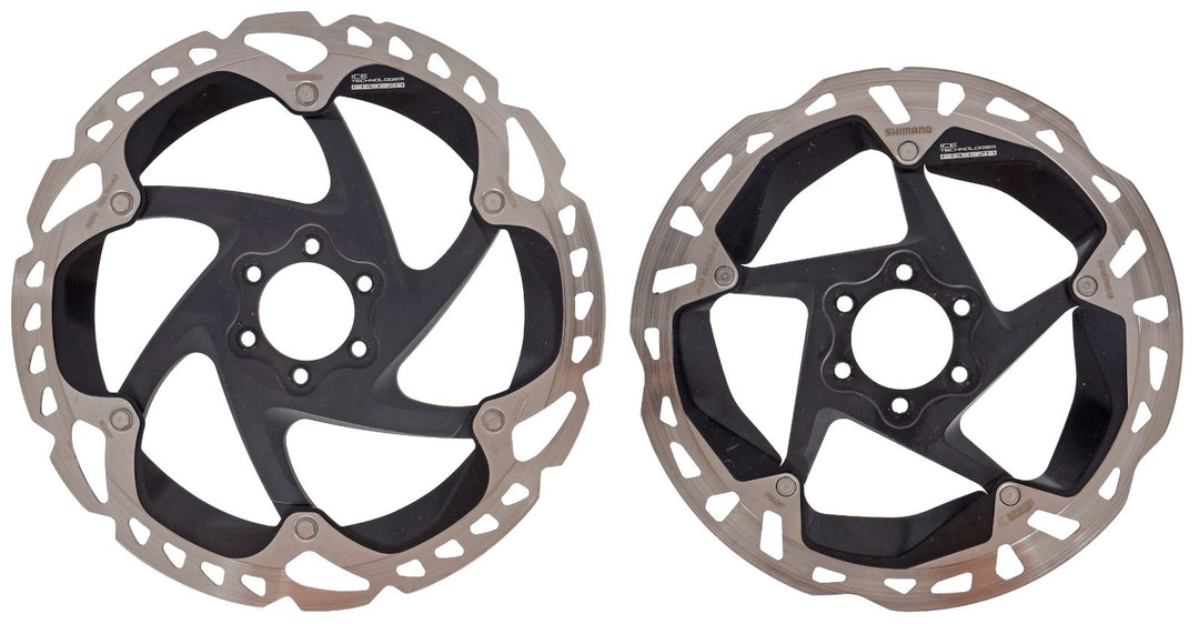 Shimano XTR RT-MT905 Mountain Bike Disc Brake Rotors 180/203mm PAIR 6 Bolt DH XC