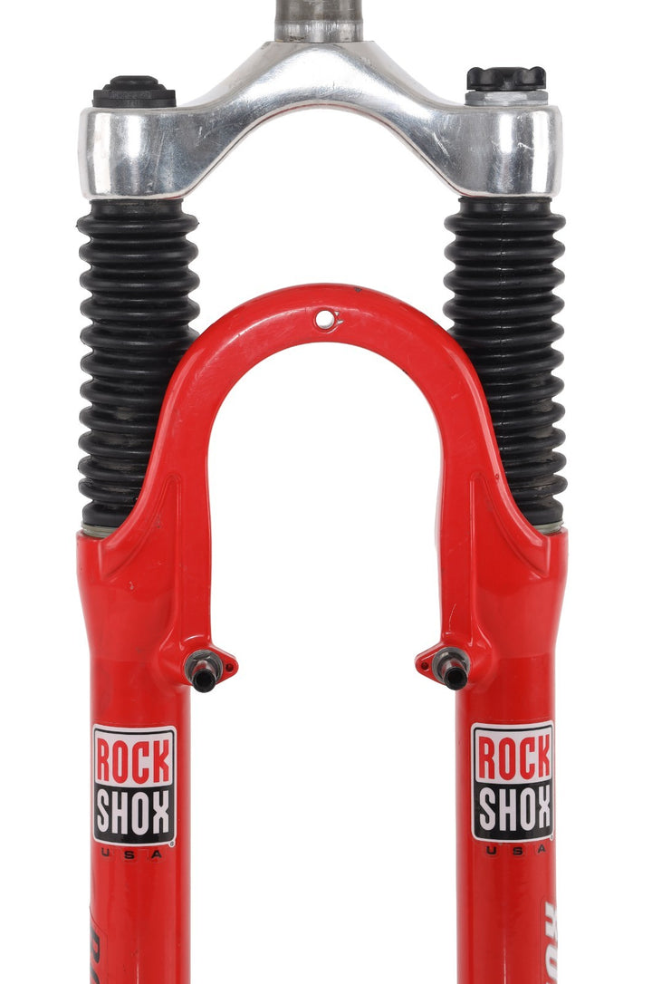 RockShox Judy TT Mtn Bike Fork 26" 80mm 1-1/8" RED QR Cantilever Disc Vintage