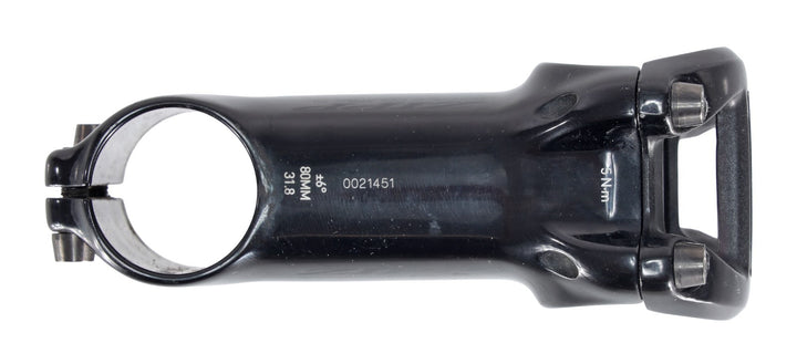Zipp Service Course SL Alloy Road Bike Stem 31.8 x 80mm 6º 1 1/8" Black Gravel