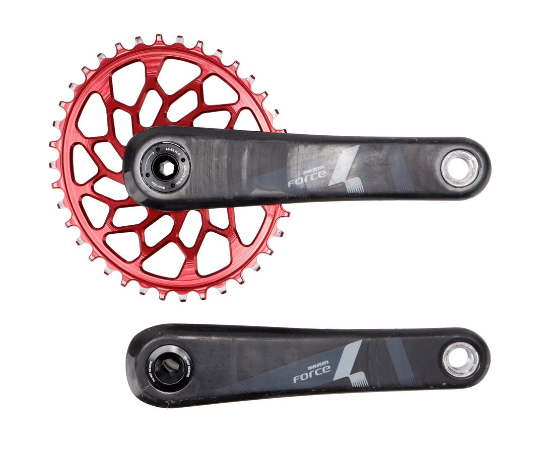 SRAM Force 1 Carbon 1x 11s Gravel Bike Crankset 172.5mm w/AbsoluteBLACK CX 1 38T