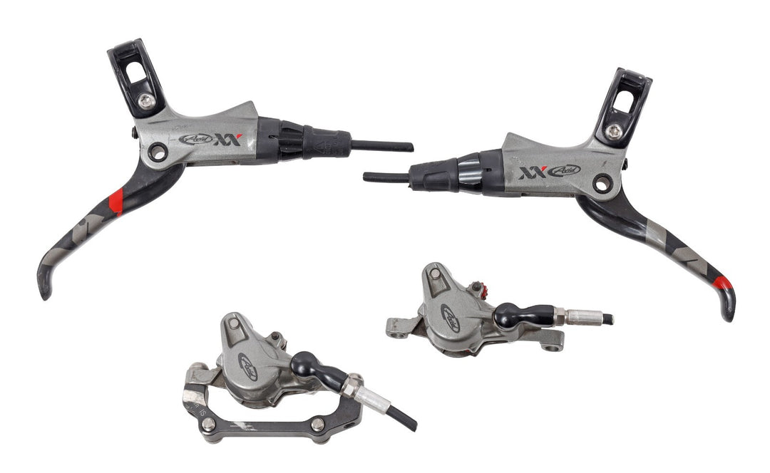 SRAM Avid XX Mountain Bike Hydraulic Disc Brake Set Levers Calipers Post Mount