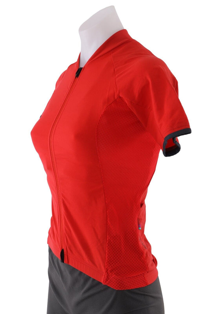 Velocio Women Signature Short Sleeve Cycling Jersey SMALL Red Road Bike Gravel