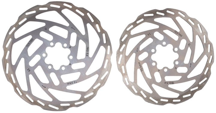 Tektro TR160-54/TR180-54 Mountain Bike Disc Brake Rotor SET 6-Bolt One-Piece XC