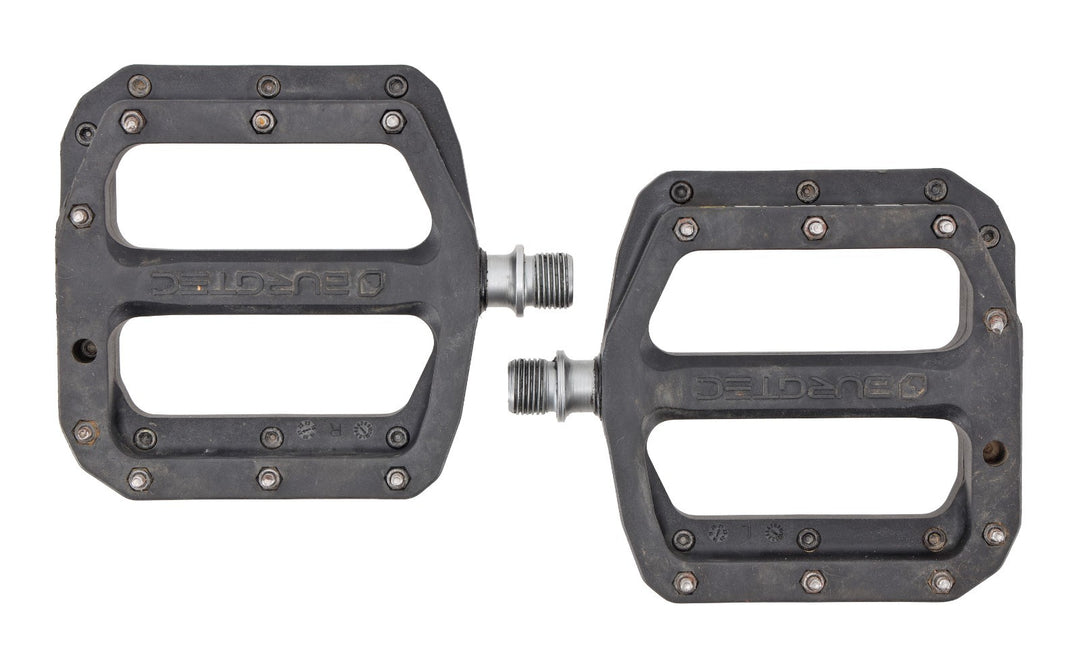 Burgtec MK4 Composite Flat Mountain Bike Pedals 9/16" BLACK Enduro MTB DH
