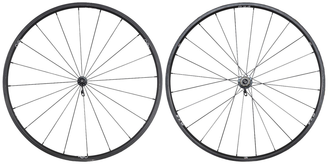 Zero Components 024 Carbon Tubular Road Wheelset Shimano 10 Sp 700c Rim Brake QR