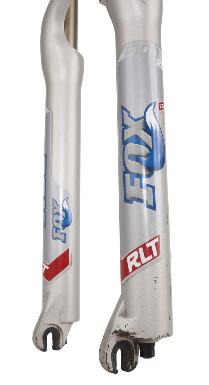 Fox Factory F100 RLT 32 Disc Mountain Bike Fork 26" 100mm w/ Lockout SILVER QR