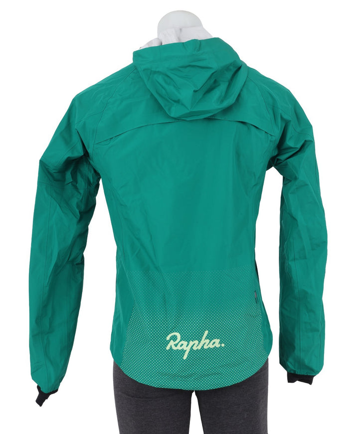 Rapha Cycling Men's Commuter Jacket Green Reflective Weather Resistant XS