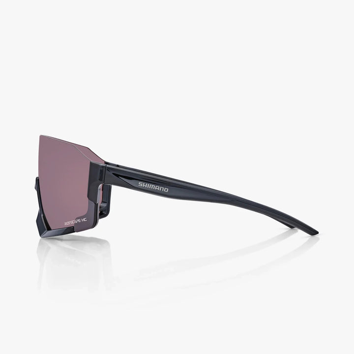 Shimano Aerolite Cycling Sunglasses Black Noir w/Ridescape H3 Lens Road Mountain
