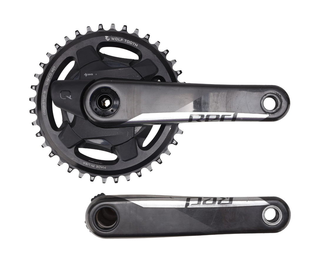 SRAM Red AXS 1x 12s D1 Carbon Road Bike Power Meter 40T Crankset 165mm DUB SL