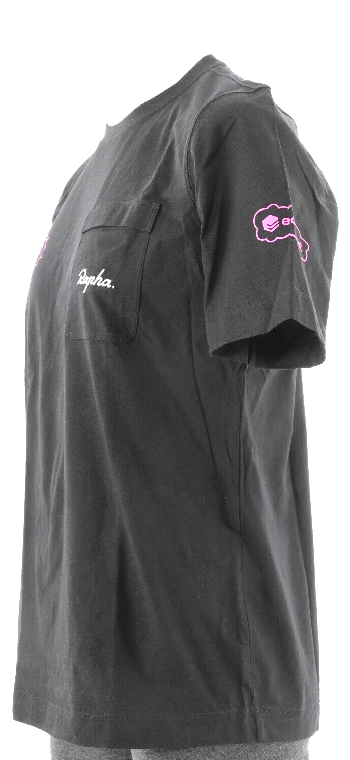 Rapha EF Education-EasyPost Pro Team Short Sleeve Pocket T-Shirt Men LARGE Black