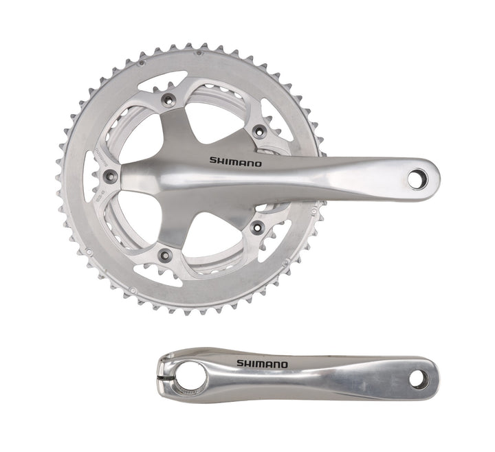 Shimano 105 FC-R550 10 Speed Alloy Road Bike Crankset 172.5mm 53/39T SILVER
