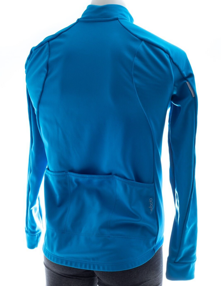 Velocio Zero HL Winter Fleece Jacket Men's MEDIUM Blue Road Gravel Cyclocross