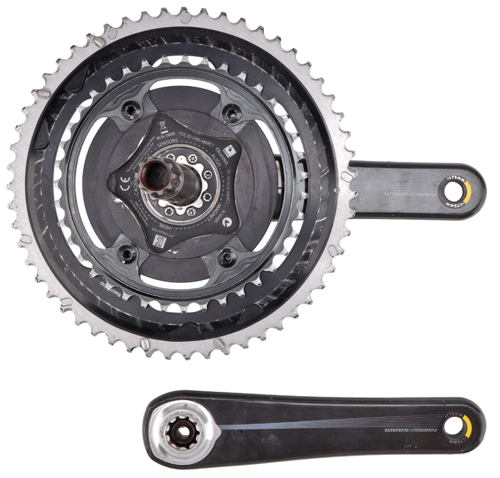 Quarq ELSA RS Carbon Shimano Dura-Ace 2x 11s Road Bike Crankset 175mm 55/42T GXP