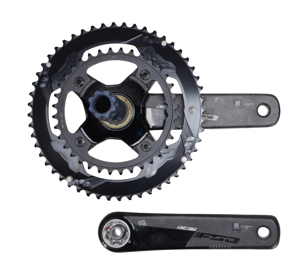 FSA SL-K Light Carbon Road Bike Crankset 2 x 11s 175mm 52/36T 110 BCD BB386EVO