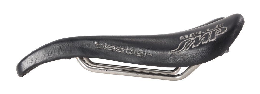 Selle SMP Blaster Mountain Bike Saddle 131mm BLACK 7 x 7mm AISI Steel Road Italy