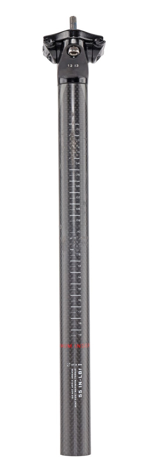 Specialized Carbon Road Bike Seatpost 27.2 x 350mm 20mm Setback 7 x 7mm Rail